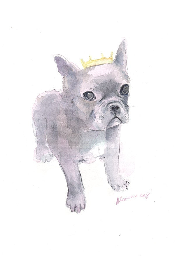 Custom horse portrait from photo - pet watercolor - unique horse themed gift