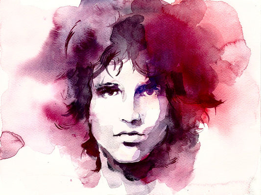 Commission portrait watercolor painting - custom 6x8 small painting