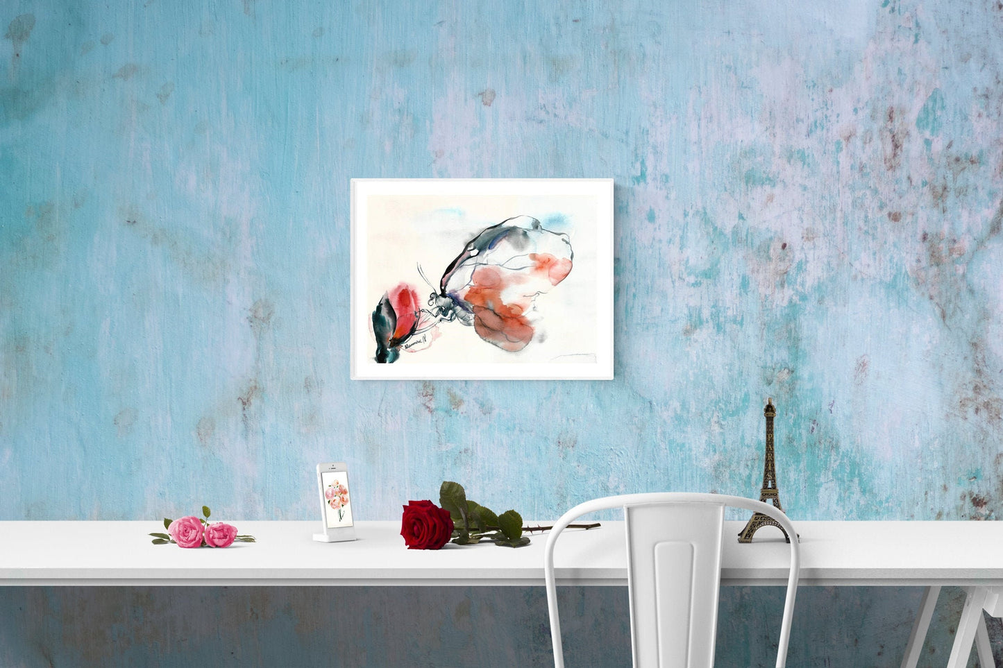Butterfly Poster- Watercolor Art Print
