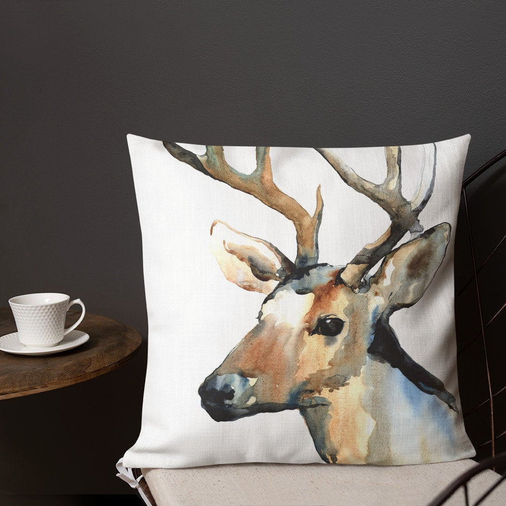 Deer Pillow - Decorative pillow - home decor or gift