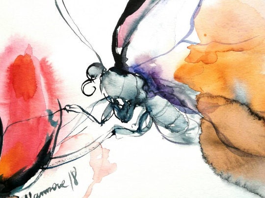 Butterfly Poster- Watercolor Art Print