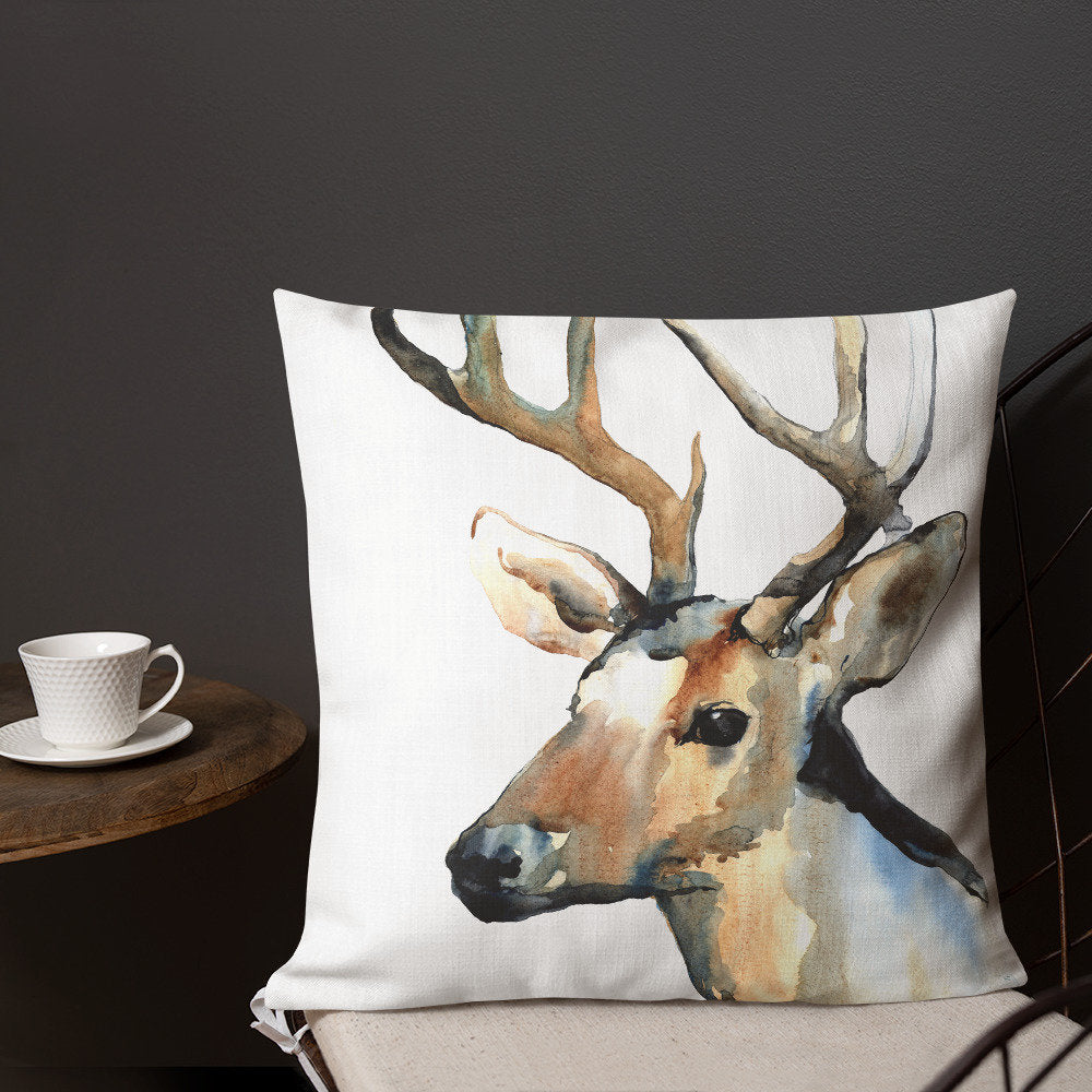 Deer Pillow - Decorative pillow - home decor or gift